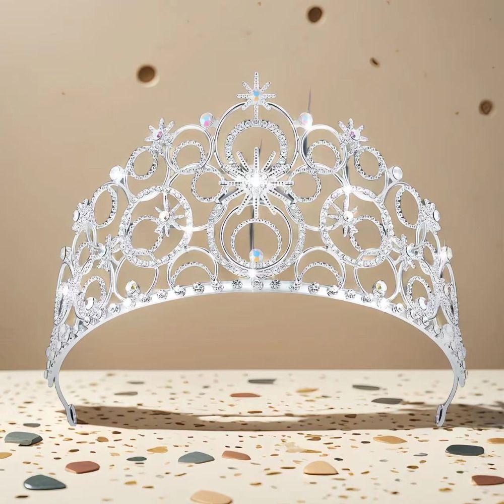 Luxury Bridal Princess Crown Elegant Wedding Head Wear Baroque Queen Tiaras Stage Performances