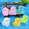 Nightglow 5Pcs/10Pcs Puppy Ornament Home Desk Fluorescence Mini Dog Decoration Room Office Car Cute Diy Resin Ornament Crafts