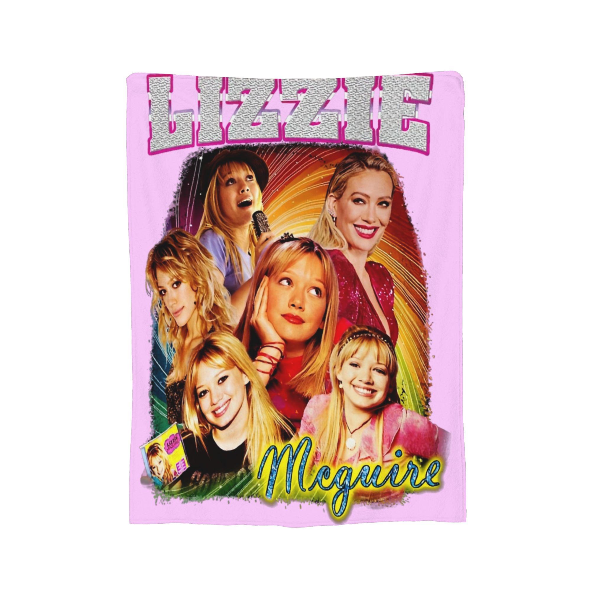 Lizzie McGuire Blanket Cover   Fleece Throw Blankets Summer Air Conditioning Portable Lightweight Bedsprea 75x90cm