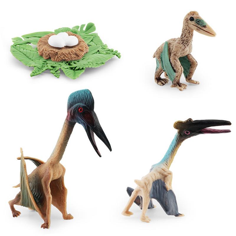 Simulation Jurassic Dinosaur Growth Cycle Model Puzzle Cognition Pterosaur Tyrannosaurus Growth Process Static Ornament