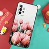 Tulips Flower Case For Samsung Galaxy A55 A35 A15 A54 A34 A14 A52 A32 A12 A13 A33 A53 A17 A16 A26 A36 A56
