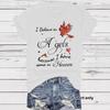 Women's New Summer Round Neck Short Sleeve T-shirt Inspirational Slogan Print Comfortable T-shirt