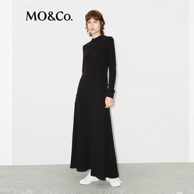 MO&Co. Women's High-Waist A-Line Long Dress