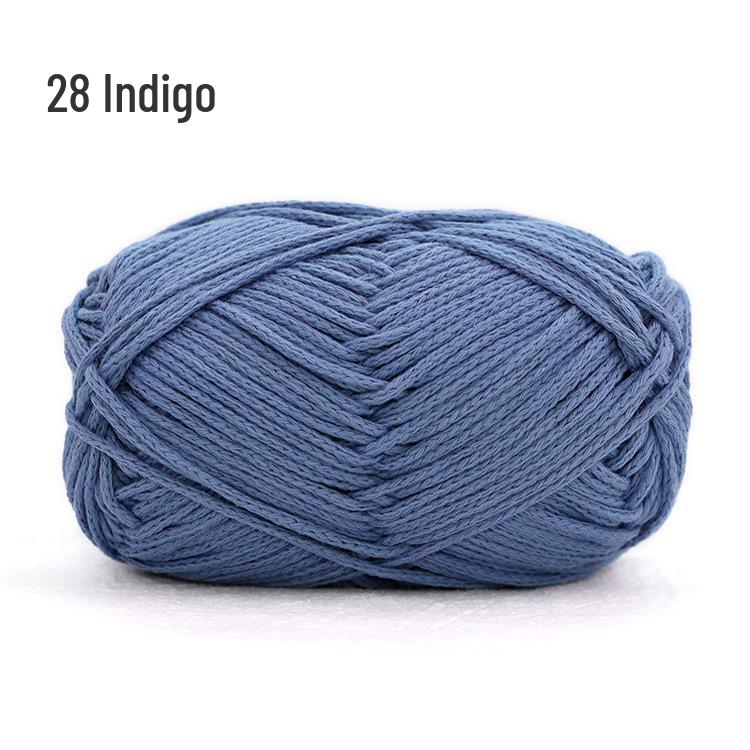 Xue Feier Suxin 2mm Round Hollow Pure Cotton Crochet Yarn for DIY Knitting