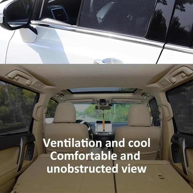For Hyundai Ioniq AE 2017-  Car Magnetic Mesh Sunshade Anti-UV Coverage Sunshade Sunscreen Privacy Protection Auto Parts