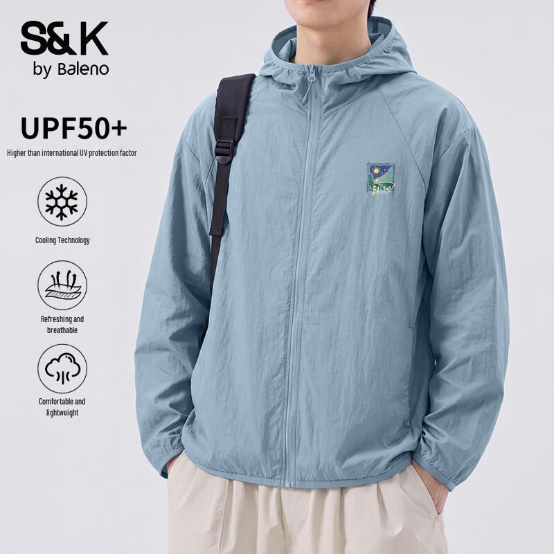 Baleno Men's UPF50+ Cooling Hooded Sun Protection Jacket (2026 Summer Collection)