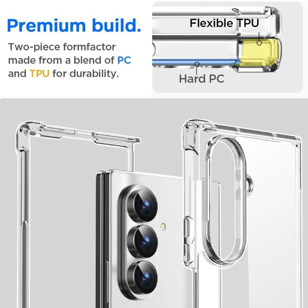 Simple High Quality Transparent Hrad PC Magnetic Phone Case for Samsung Galaxy Z Fold 7 6 5G Magsafe Shockproof Protection Cover