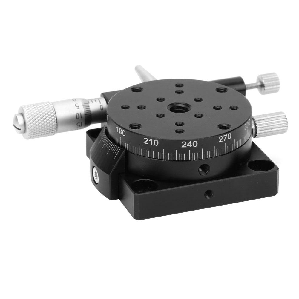 RSP40L R Axis Trimming Station Manually Adjustable Slide Platform 40mm for Micrometer