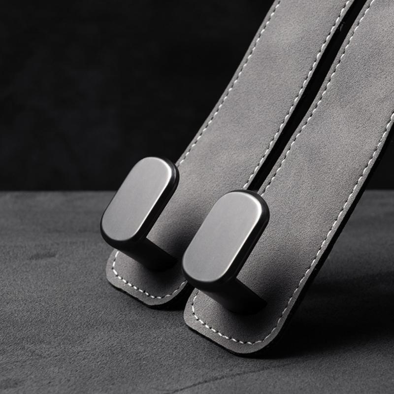 Car Seat Back Hook Conceals Bag Hook Leather Storage Solution for Organization