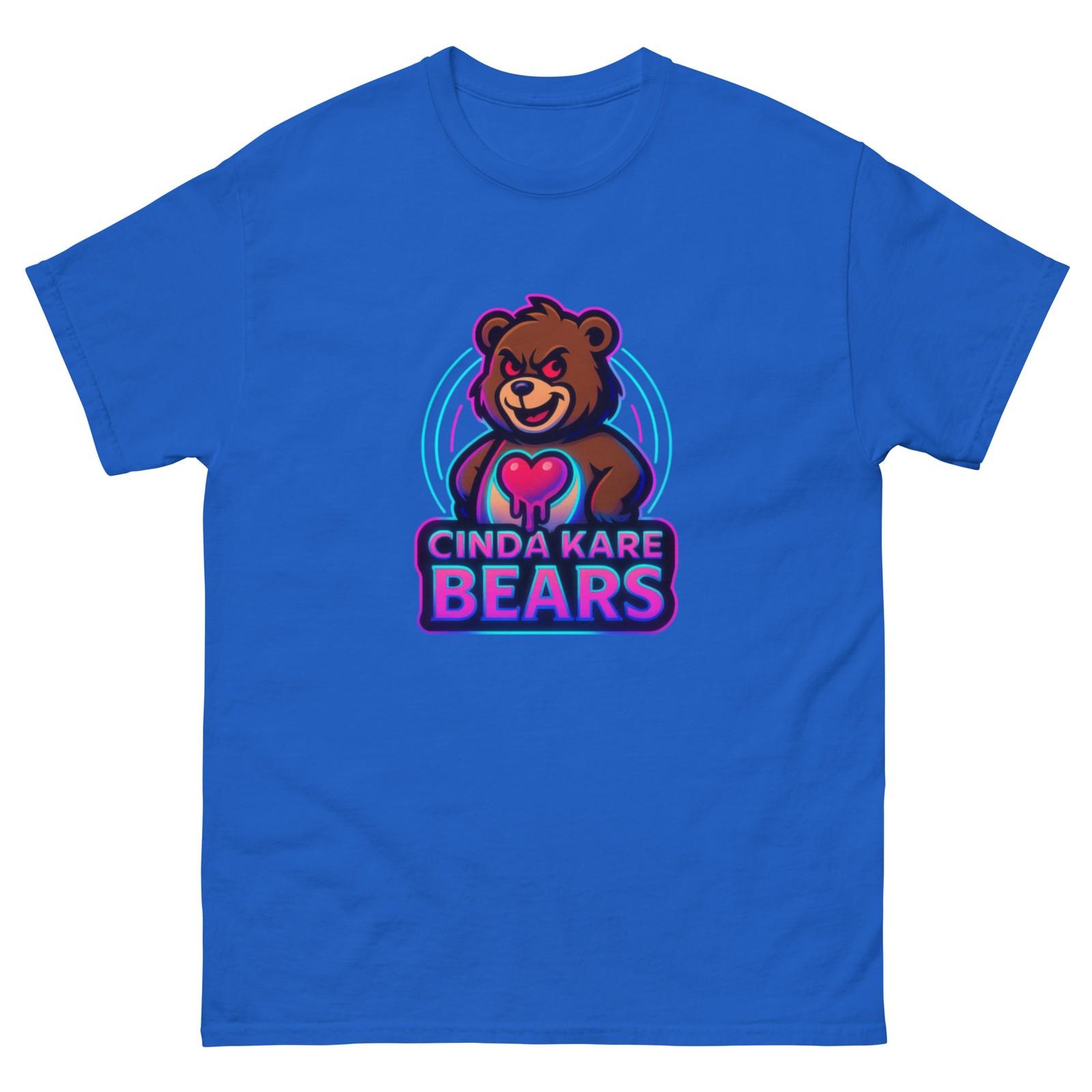 Unisex Cinda Kare Bears Tee, Funny Care Bear T-Shirt Mens Womens Tees Top, Care Bear Inspired Tee M