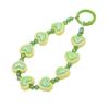 Versatile Beaded Keychain Pendant: Heart & Flower Lanyard Accessories