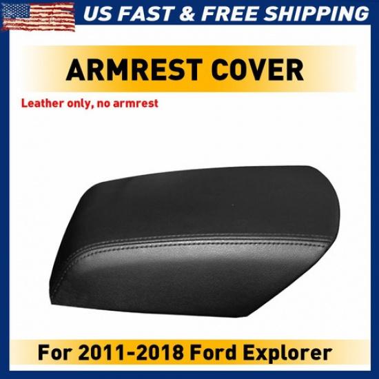 Подходит для 2011-2018 Explorer Ford Крышка консоли Подлокотник Чехол Замена Черная кожа