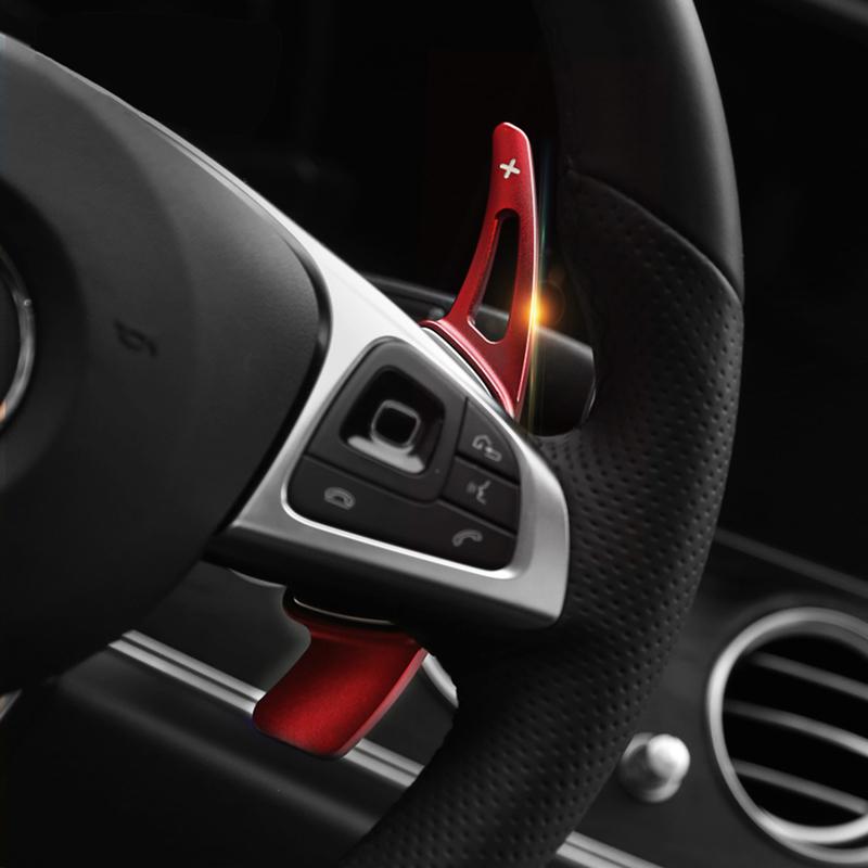 Shift Paddles For Mercedes-Benz E-Class 2016- MB W213 E200 E300 E400 E220d E350e Car Steering Wheel Shifter Paddle Extension