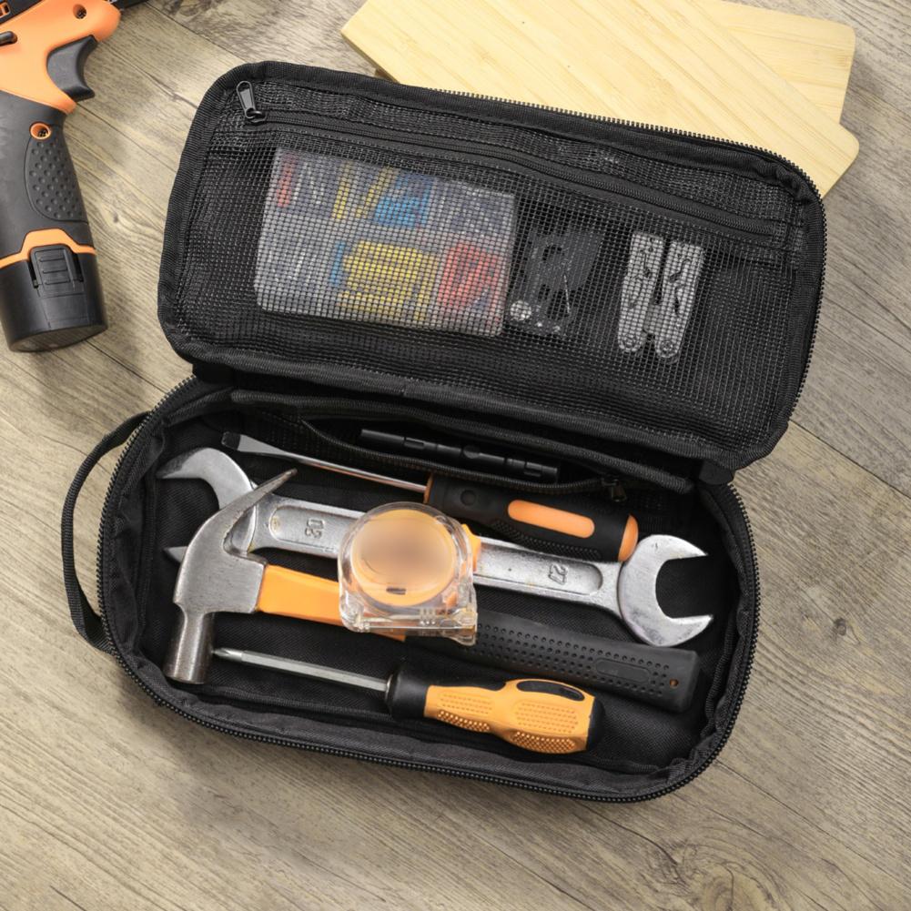 1Pc Handheld Toolbag Oxford Cloth 30*15*8cm Tool Organizer Pouch For Outdoor Woodworking Repairing Tool Storage
