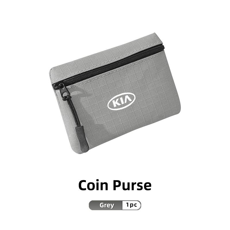 JTAN5 For KIA Car Key Bag Wallet Zipper Coin Card Pouch Keychain Organizer Rio K5 K2 Sportage Ceed Sorento Picanto Stinger Soul