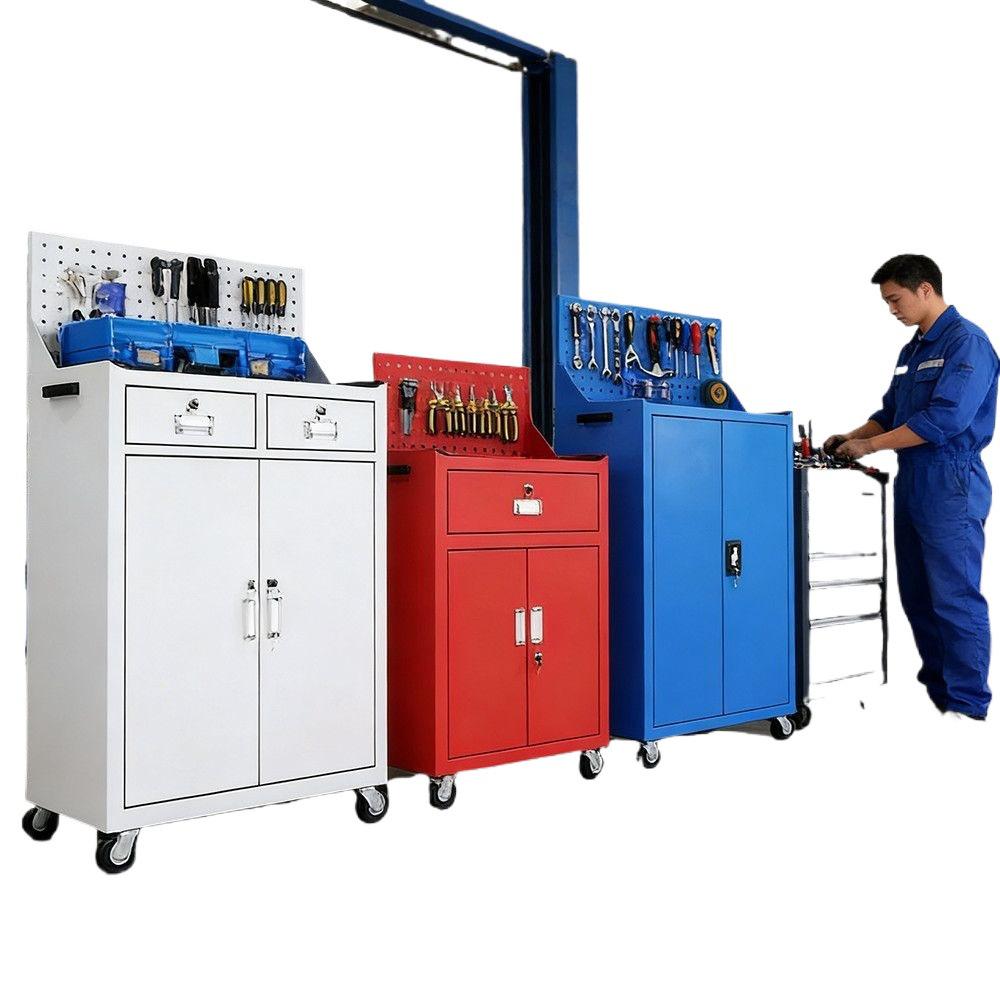 Heavy Duty Metal Tool Cabinet with Thickened Drawers for Auto Repair and Warehouse Storage