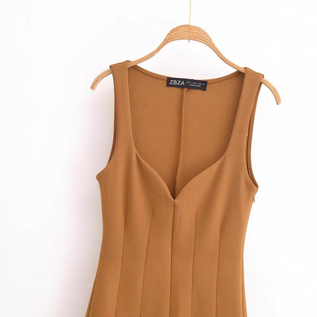 Spring 2025 Women's European & American Style Fashionable Comfortable Long Jumpsuit