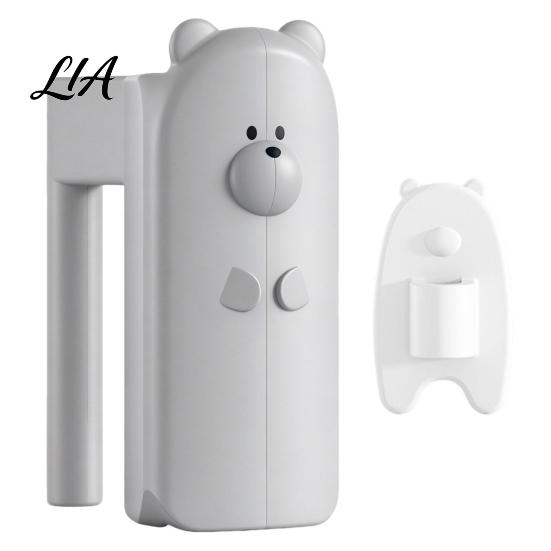 Soft Elastic Door Security Silicone Pinch Guard, Hanging Anti Slam Stopper, Cartoon Bear Design, Child Flexible Stopper Safety Finger Guard