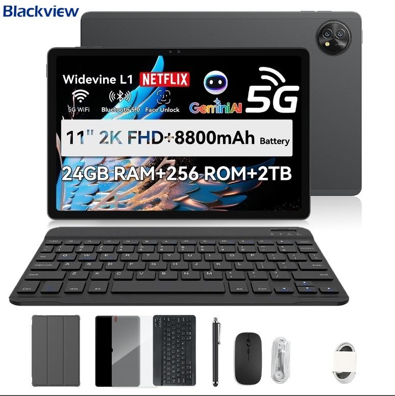 Blackview ZENO 10 Tablet, 11" FHD+ 90Hz, 8GB+256GB, 5G, 8800mAh, Android 15