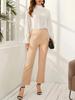 2024 Autumn/Winter Women's White Gathered Elegant Shirt