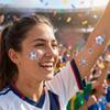 Cartoon Soccer Them Temporary Tattoos Gradient Body Stickers Disposable Face Stickers  Parties