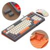98 Key Layout RAIKU T98 Keyboard RGB Lighting Wired Keyboard New Keyboard Mouse Set  Game