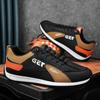 Mode Für Männer Im Freien Zu Fuß Fahren Leder Peas Schuhe Frühling Herbst Winter Männliche Studenten Original Sport Casual Turnschuhe