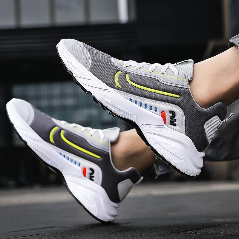 Fashion Men's Trendy New Comfortable Sports Shoes Men's Embossed Fashion Breathable Casual Running Shoes High Quality Sneakers Men