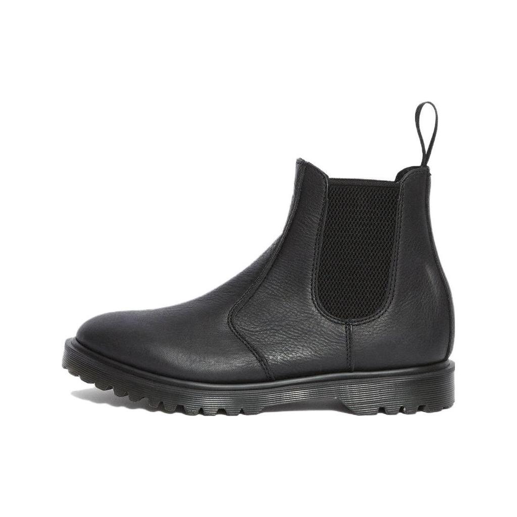 Dr. Martens 2976 Leather Comfortable Casual Short Chelsea Boots Unisex boots Black 16768001