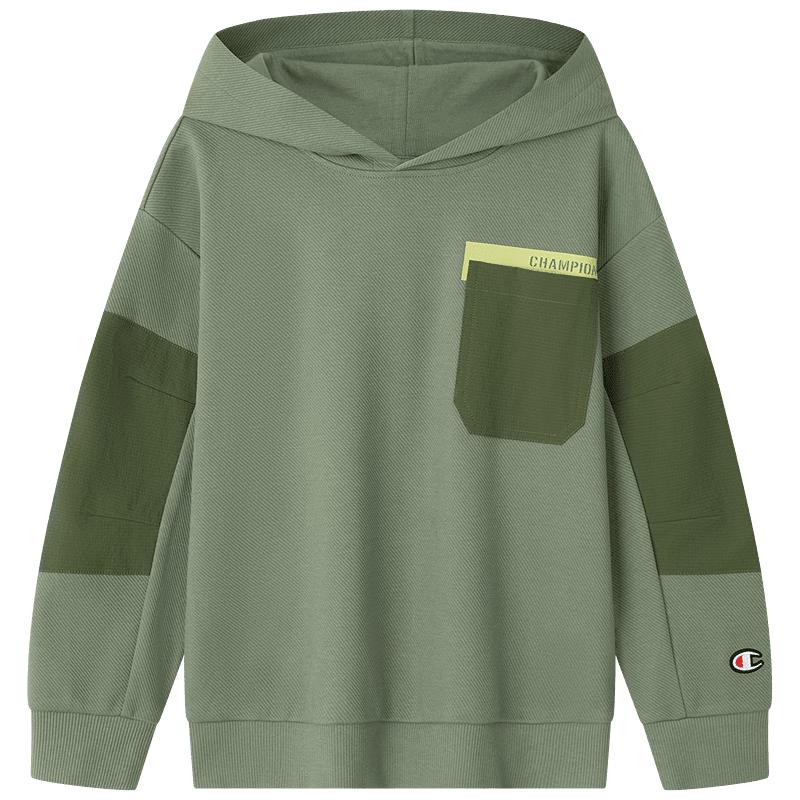 Champion Kids  Spliced Hooded Sweatshirt L