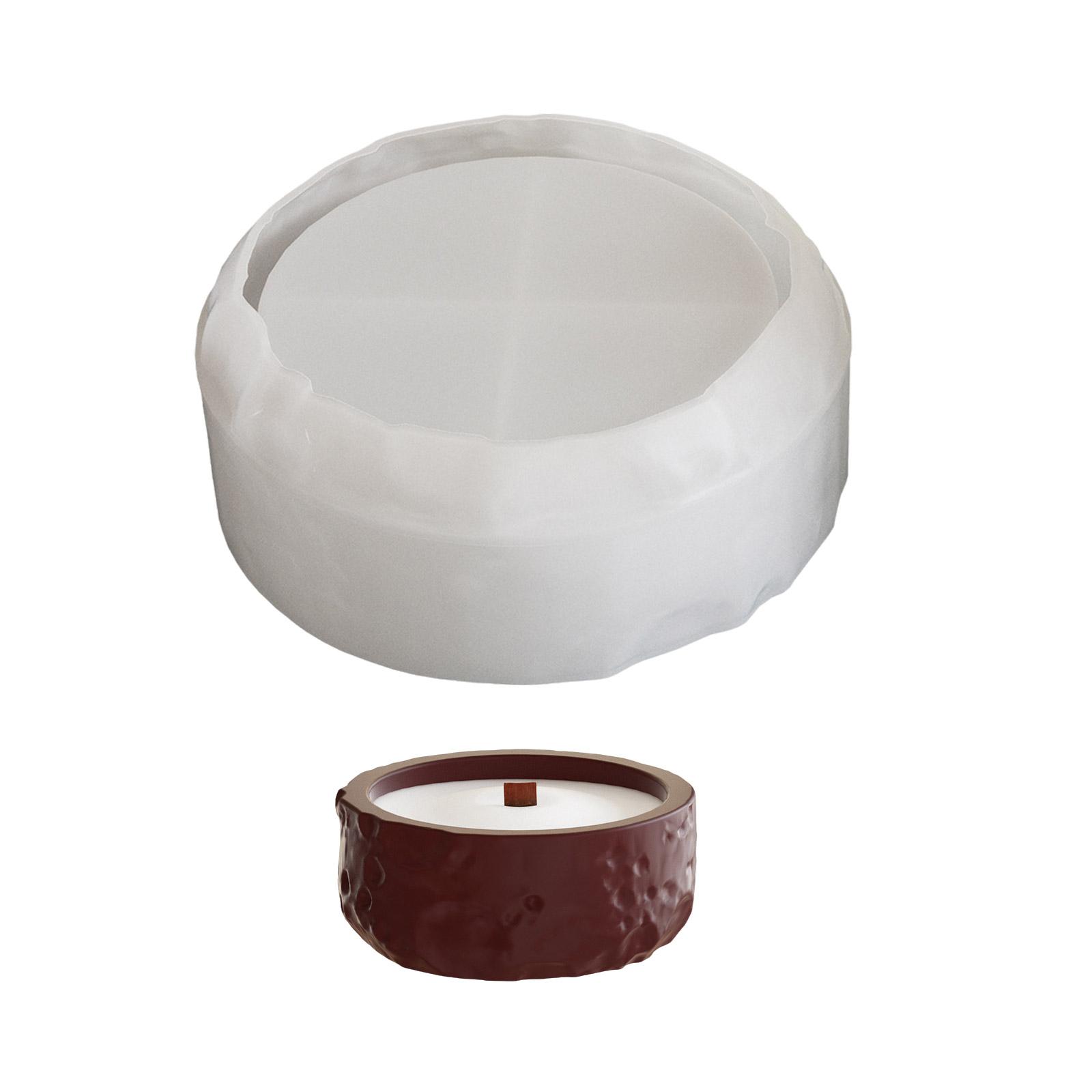 

Многоцелевой прочный силиконовый цилиндрический подсвечник набор форм портативный для резиновых гипсовых поделок разных размеров T1