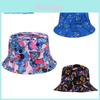 New Stylish Stizy Graffiti Black Cartoon Printed Adult Fisherman Hat Casual Bucket Hat Sunscreen Cap
