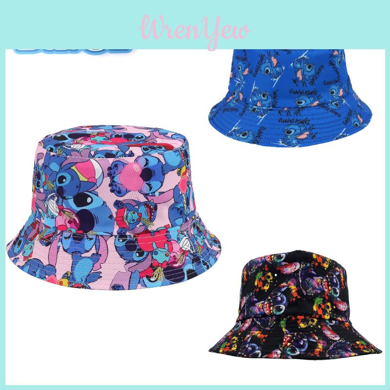 New Stylish Stizy Graffiti Black Cartoon Printed Adult Fisherman Hat Casual Bucket Hat Sunscreen Cap