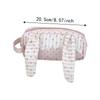 Polka Dot Print Korean Style Pen Bag Rabbit Big Ear Cloth Stationery Bag Pencil Pouch  School
