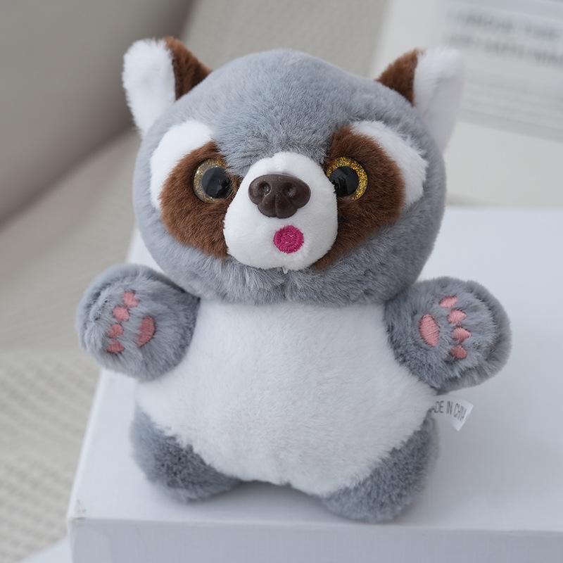

Cute Little Raccoon Keychain Plush Soft Bag Accessory Adorable Mini Gift