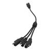 SAE Power Automotive Connectors Cable Y Splitters 1 to 2/3/4 SAE Extension Cable 18AWG for Automotive Camp Trailer