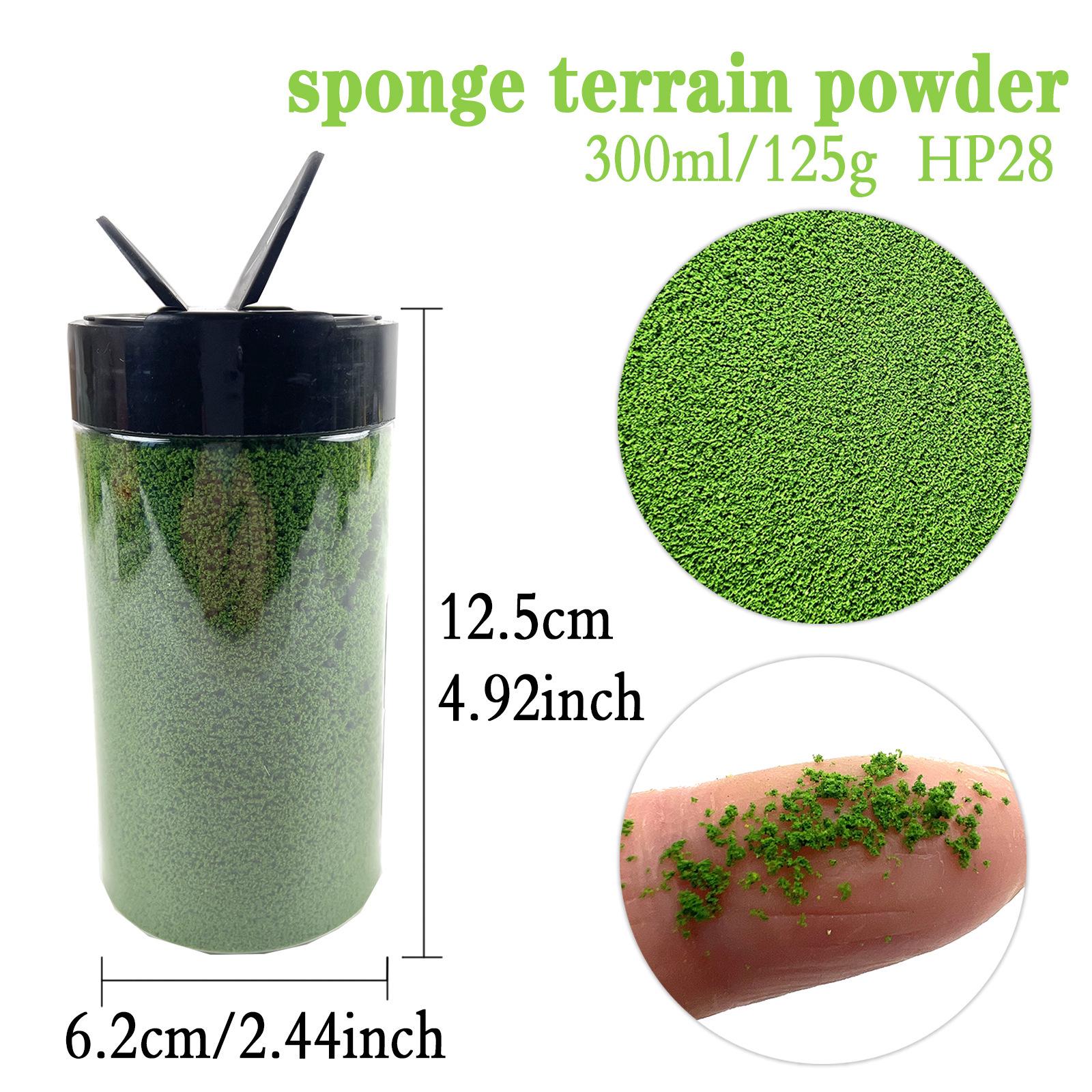 300ml Natural Terrain Powder for Miniature Scenery and Sandbox Decoration