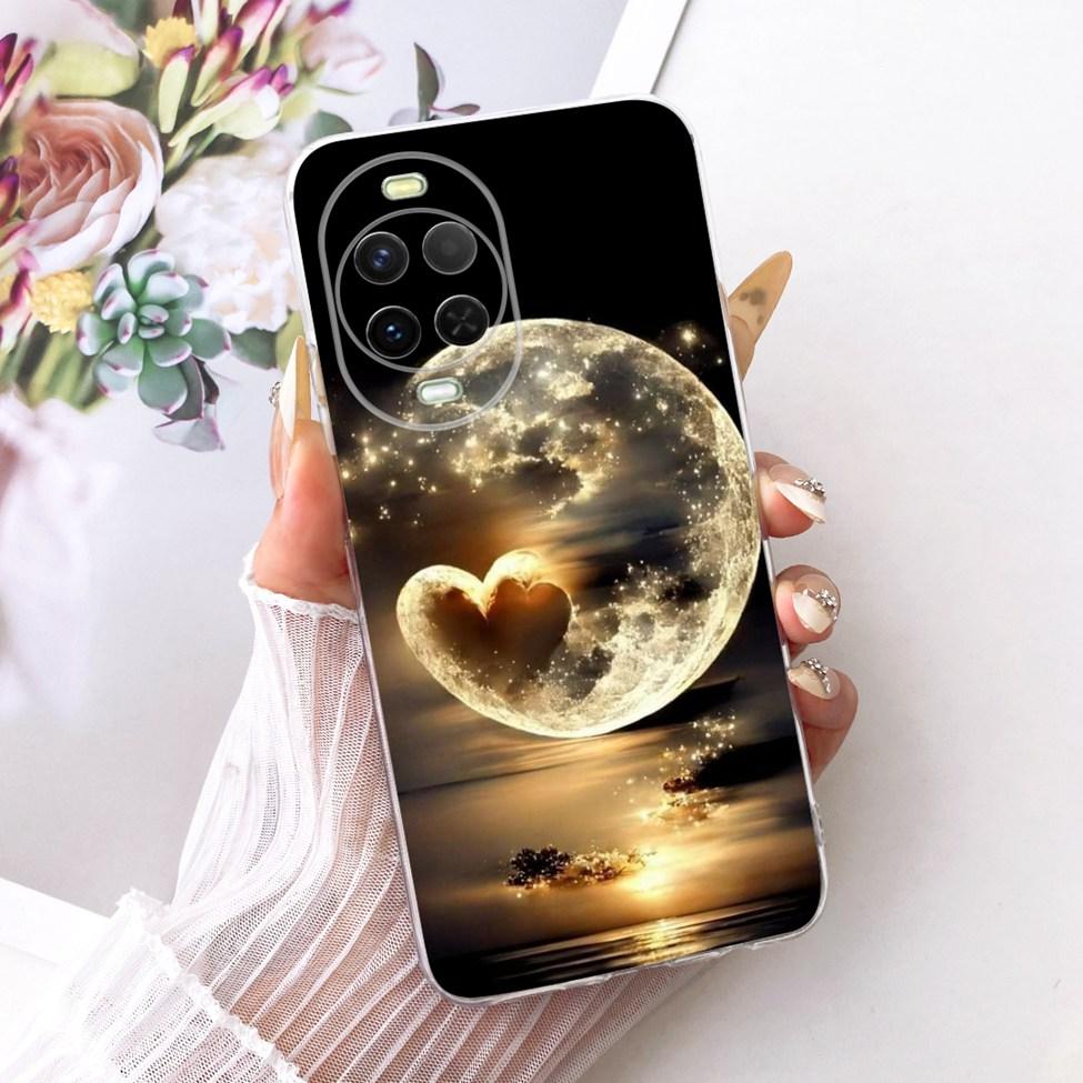 Transparent Case For Huawei Nova 15 Cover Cute Cat Fashion Butterfly Luxury Painted Casing For Huawei Nova15 PSN-AL00