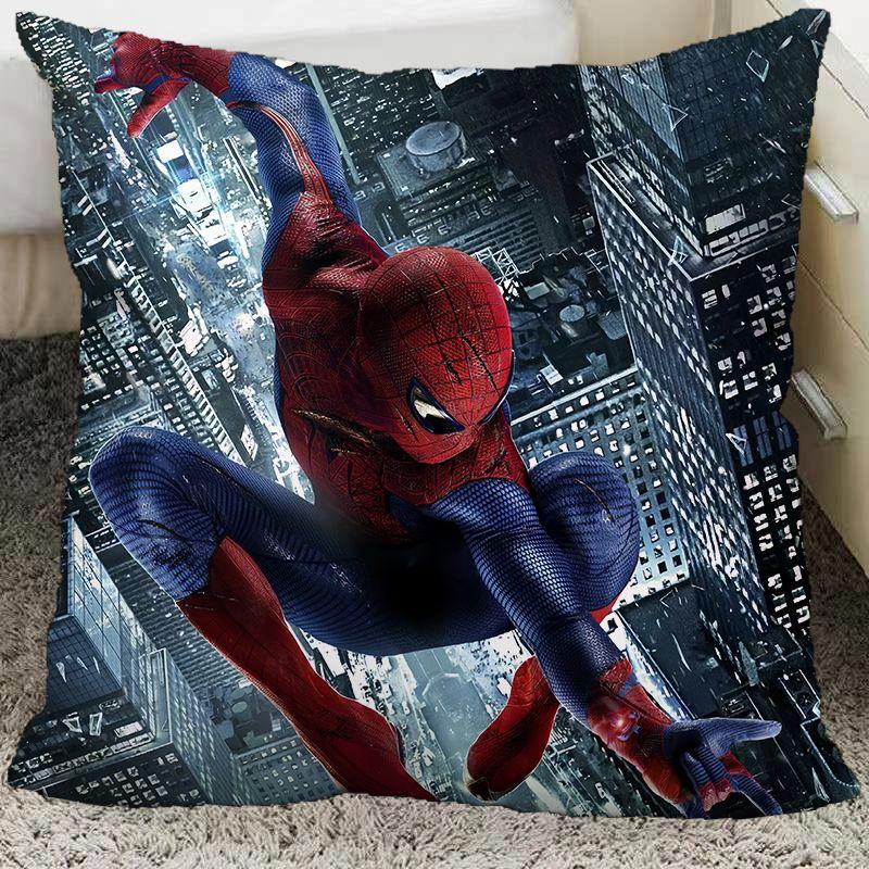 Spiderman Avengers Movie Peripheral Pillow Double-Sided Bedside Pillow Cushion