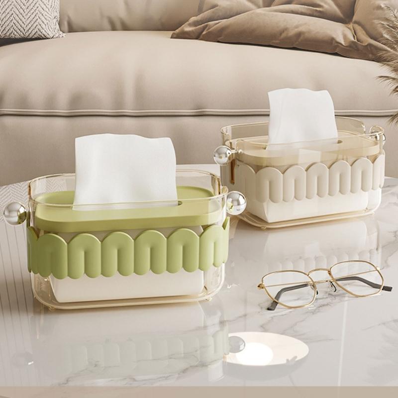Versatile Tissue Storage Box Covers with Elegant Designs Home Accessory for Household Decoration Office and Car Storage