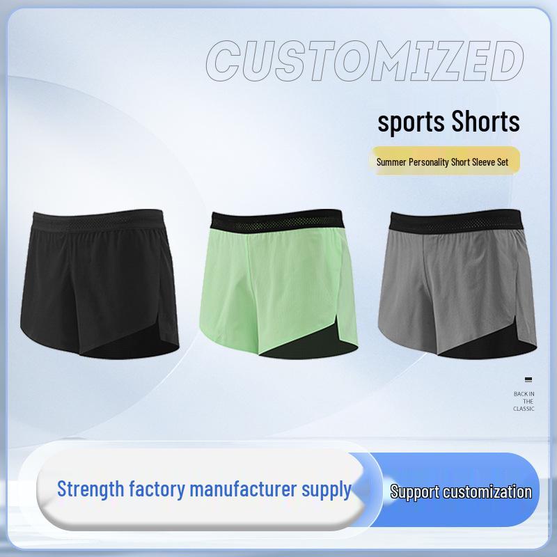 

Men s Plus Size Casual Outdoor Sports Breathable Shorts 2XL сірий колір