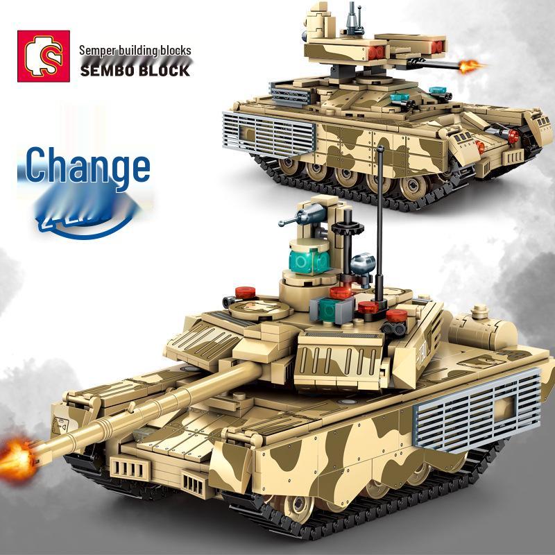 Senbao WWII Танк Т-90 Конструктор Образовательная игрушка для детей