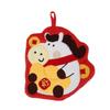 Soft Thick Chinese New Year Hand Towel Cartoon Hanging Towel  Chinese Spring Festival