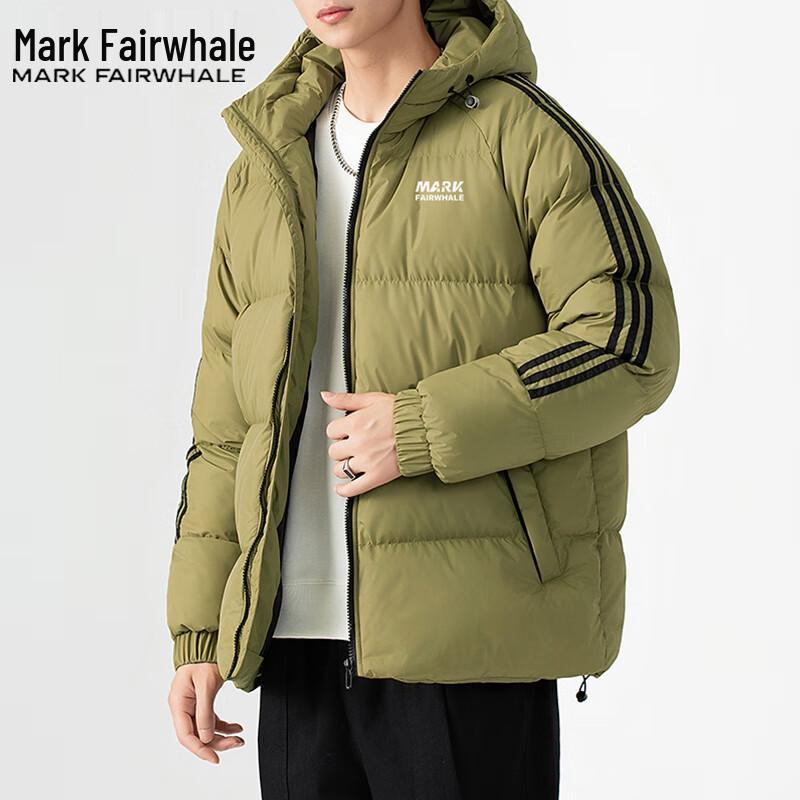 Mark Fairwhale Men's Winter Hooded Puffer Jacket