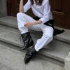 Fashion 2025 Autumn Suede Leather Pleated Ankle Boots Women Pointed Toe Slip On Western Cowboy Boots Fashion Short Chelsea Botas Mujer