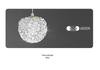 Luxury Crystal Pendant Light: Elegant Wrought Iron Hallway & Entrance Wall Lamp