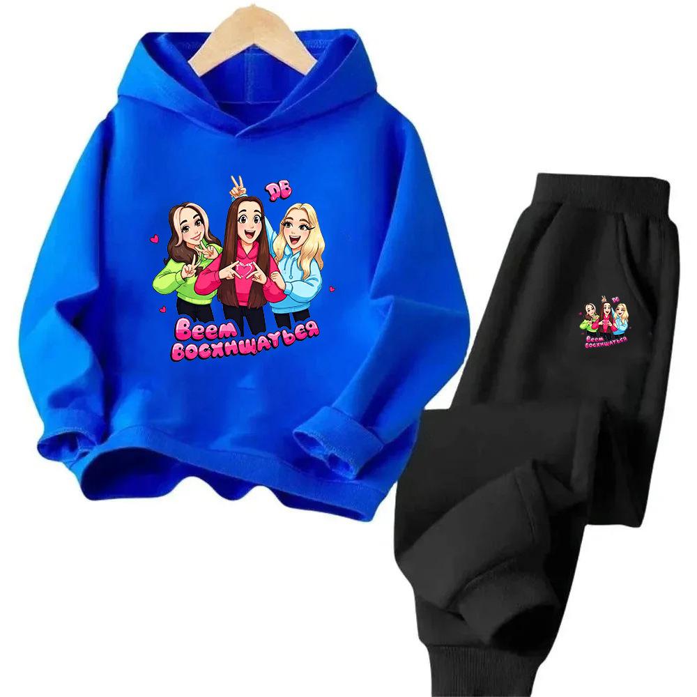 Demon Hunter Squad Anime Kids Hoodie & Sweatshirt Set - New Style Two-piece