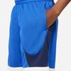 Nike Dri-FIT Logo Patchwork Elastic Waist Loose Basketball Shorts Kids Shorts Blue DM8186-480