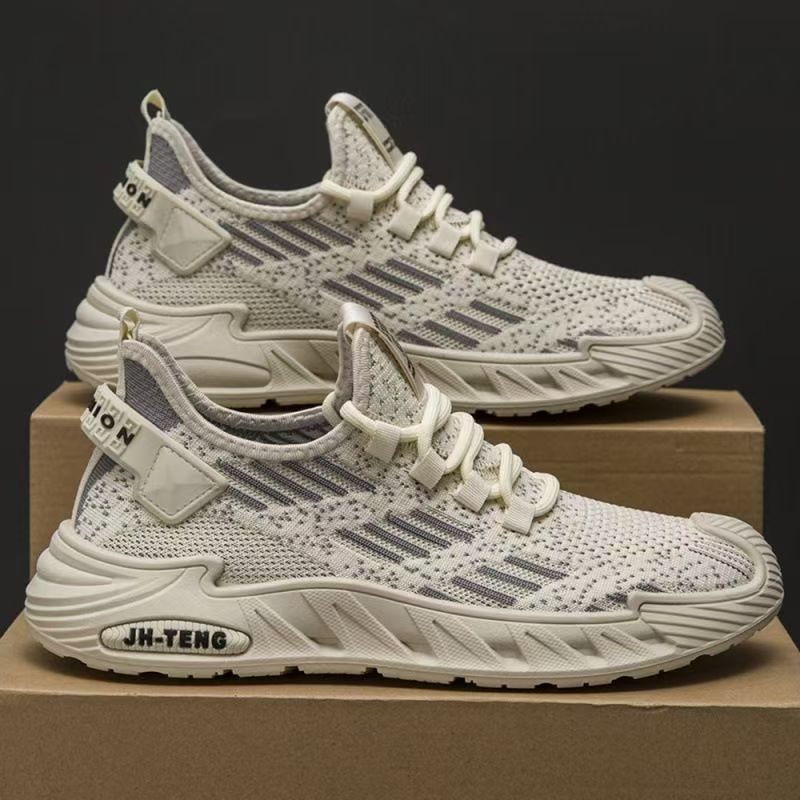 Men's shoes extra large size 2025 spring and summer new mesh breathable bag head men's sports versatile casual mesh trendy shoes