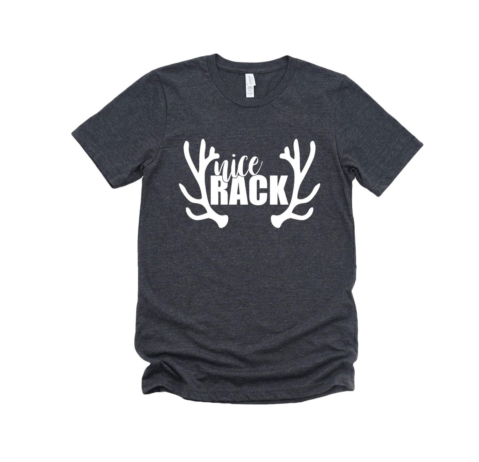Nice Rack Unisex Graphic Tee, Hunting, Deer XL
